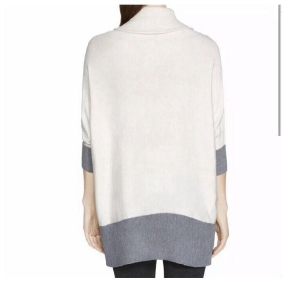 White House Black Market Sweater Women's XL X-Large Dolman Sleeves Colorblock - Picture 5 of 16